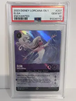 Disney Lorcana Elsa Enchanted - Spirit of Winter The First Chapter - PSA 10 2023 - Image 4