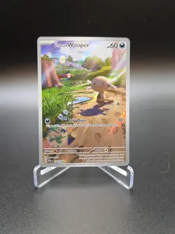 Paldean Wooper 102/094 Phantasmal Flames Illustration Rare Full Art Pokemon Card - Image 1