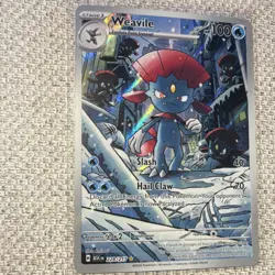 Pokemon TCG Weavile ASC Holo Rare 228/217 Dark Stage 1 2026 Card - Image 1