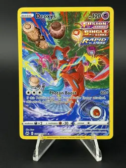 Deoxys GG12/GG70 Crown Zenith Galarian Gallery Holo NM Pokemon Card - Image 1
