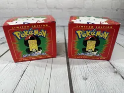 Two Pokemon 23k Gold-Plated Trading Card 1999 Burger King Togepi LE NEW SEALED. - Image 1