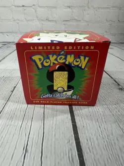 Two Pokemon 23k Gold-Plated Trading Card 1999 Burger King Togepi LE NEW SEALED. - Image 4