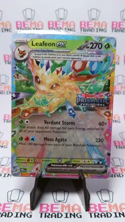 Leafeon ex - (Prismatic Evolutions Stamp) 006/131 Miscellaneous Cards & Products - Image 1