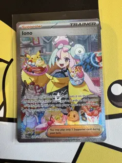 Pokemon TCG Iono 269/193 Paldea Evolved Supporter Trainer Card best - Image 1