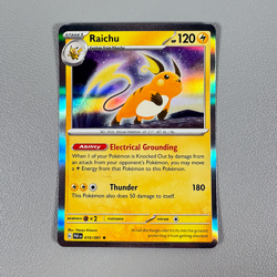 Pokemon TCG Card - Raichu 19/91 Holo Rare | 2024 Paldean Fates | lightly played - Image 2