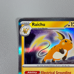 Pokemon TCG Card - Raichu 19/91 Holo Rare | 2024 Paldean Fates | lightly played - Image 3