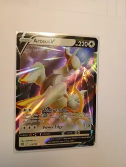Arceus VSTAR Holo Card 123/172 and Acreus v 122/172 Swsh09 Brilliant Stars - Image 1