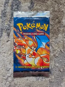 Pokemon 4th Print 1999-2000 Base Set Booster Pack - Charizard - Image 1