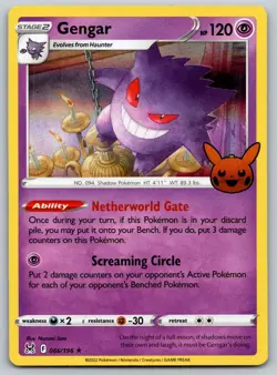Pokemon Gengar F 066/196 TCG Trick Or Trade 2023 Holo - Image 1