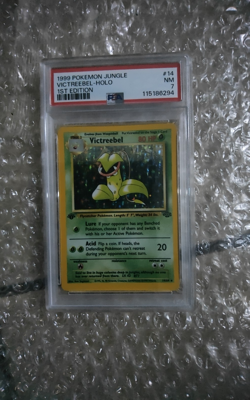 1999 Pokemon Jungle Victreebel Holo 1st Edition 14 PSA 7 NM - Image 1