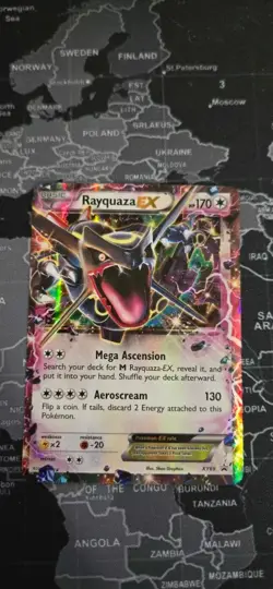 Rayquaza Ex Promo Rare | XY Black Star Promo | #XY69 | Pokemon TCG LP - Image 1