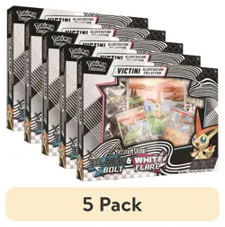 LOT OF 5 Pokemon Black Bolt White Flare Unova Victini Illustration Collection - Image 1