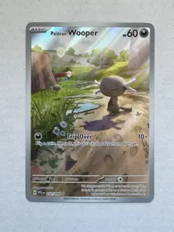 Pokemon TCG Paldean Wooper 102/094 Phantasmal Flames Illustration Rare NM - Image 1