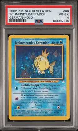 Pokemon Shining Magikarp Karpador Neo Revelation Holo Secret Rare PSA 4 - Image 1