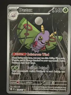 Pokemon TCG Dustox 220/217 Full Art Illustration Rare Holo Ascended Heroes - Image 1