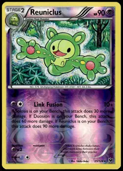 Reuniclus 35/124 Rare Fates Collide Pokemon Reverse Holo NM - Image 1