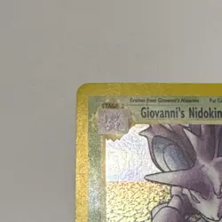 Pokemon Giovanni's Nidoking 7/132 Gym Challenge Holo Rare 120 HP Unlimited - Image 2