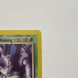 Pokemon Giovanni's Nidoking 7/132 Gym Challenge Holo Rare 120 HP Unlimited - Image 3