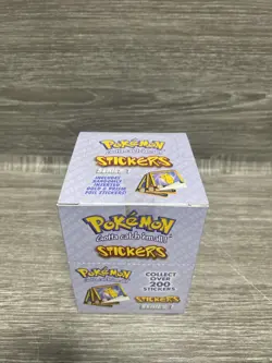 Pokemon Stickers Series 1 Artbox Original 1999 Full Retail Display Box of 30 Pks 601139116206 - Image 2