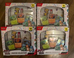 Pokemon 151 Scarlet & Violet Poster Collection Display Boxes (NO PACKS) - Image 1