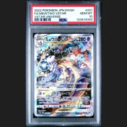2022 POKEMON JAPANESE SWORD & SHIELD VSTAR UNIVERSE FULL ART/MEWTWO VSTAR PSA 10 - Image 1