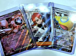 Pokemon TCG Lot Rocket's Ariana Secret Rare Full Art + Mewtwo EX + Dudunsparce - Image 1