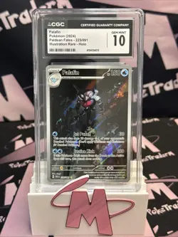 Pokemon Palafin Illustration Rare Holo Paldean Fates 225/091 CGC Gem Mint 10 - Image 1