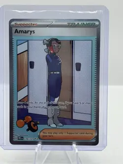 2025 Pokemon PRE EN Prismatic Evolutions #170 Amarys Special Illustration Rare - Image 1