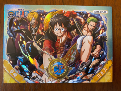 One Piece Anime Collectable Trading Card CP Insert Luffy Sanji Zoro Card - Image 1