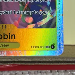 One Piece Heroines #EBO3-055 Nico Robin (SR) Excellent Condition - Image 5