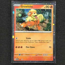 Growlithe - SVP 024 - Cosmos Holo Promo - HD Swirl - Pokemon Card - NM/M - Image 1