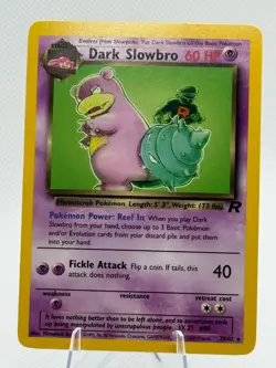 Pokemon Card - 1st Edition Dark Slowbro Team Rocket 29/82 RARE - Image 1