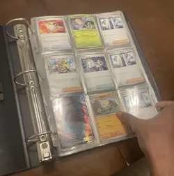 Pokemon TCG Binder Lot 2016 Holo & Regular Cards Machop Pikachu Lapras Clefable - Image 2