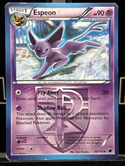 Espeon 48/116 - Regular - UNCOMMON - Plasma Freeze - 2013 POKEMON CARD - MP - Image 3