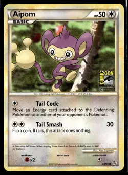 Aipom 43/95 San Diego Comic Con SDCC Stamped Promo English Pokemon Card (HP) - Image 1