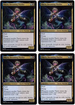 MTG Wilds of Eldraine Obrya, Dreaming Duellist x 4 (Uncommon) - Image 1