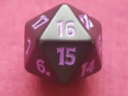 Magic The Gathering EDGE OF ETERNITIES PURPLE D20 SPINDOWN DICE DIE MTG - Image 3