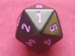 Magic The Gathering EDGE OF ETERNITIES PURPLE D20 SPINDOWN DICE DIE MTG - Image 4