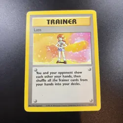 Pokemon card TCG Lass 75/102 Base Set Unlimited Rare WOTC vintage #1 - Image 1