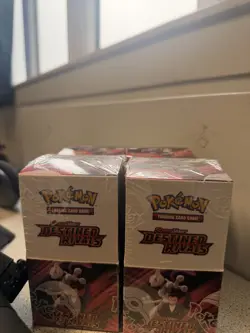 2 x Pokemon TCG Destined Rivals Half Booster Box 18 Packs Sealed - Image 1
