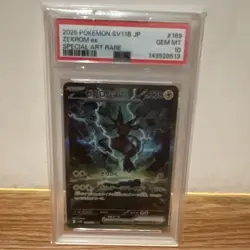 Pokemon Zekrom ex SV11B Black Bolt Special Art Rare Holo 169/086 JP 2025 PSA 10 - Image 1