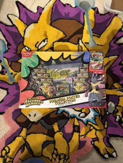 Pokemon Mega Evolution Ascended Heros Premium Poster Collection Mega Lucario - Image 1