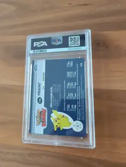 Danone Pokemon Pikachu Stadium Tip *Shinny Gold* Psa7 - Image 2