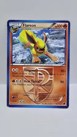 FLAREON 12/116 PLASMA FREEZE NON HOLO POKEMON TCG LP - Image 1