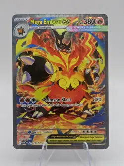 Mega Emboar ex 273/217 SIR Full Art Secret Rare Pokemon Ascended Heroes NM/M - Image 1