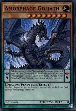 Amorphage Goliath 1st Ed Super Rare SHVI-EN031 Yu-Gi-Oh! - Image 1