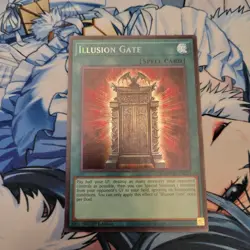 Yugioh Illusion Gate MZMU-EN023 Secret Rare 1st Edition - Image 1