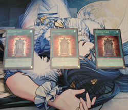 Yugioh Illusion Gate MZMU-EN023 Secret Rare 1st Edition - Image 2