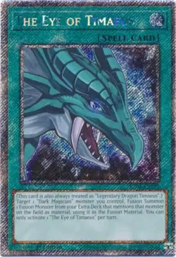 Yugioh! The Eye of Timaeus - RA04-EN192 - Platinum Secret Rare - 1st Edition Nea - Image 1