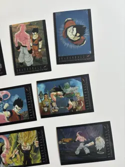 Lot 17 Carte Dragon Ball Z - Trading Cards Chromium - Amada 1996 Trace Usure - Image 4